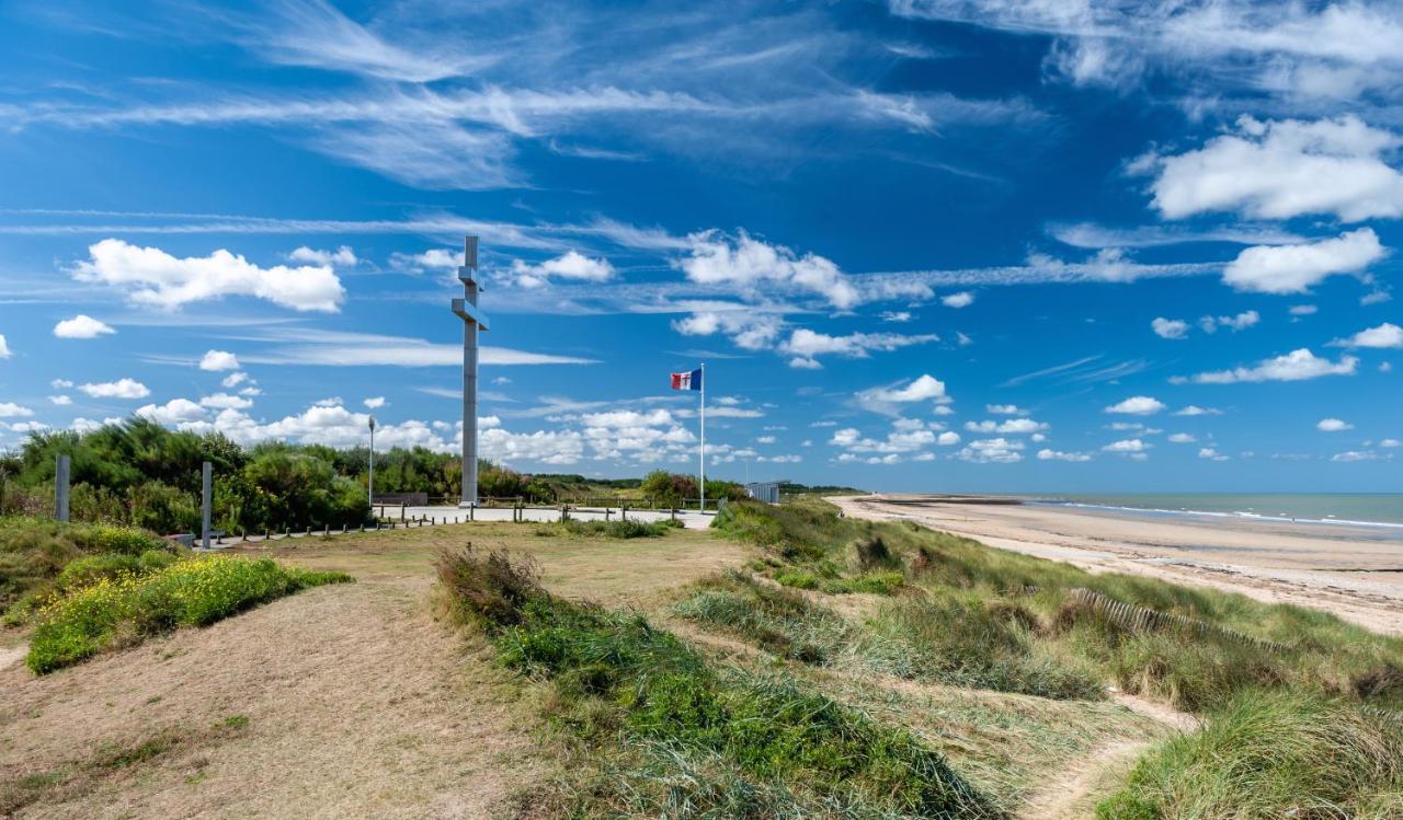 La Courette, Maison Avec Cour Proche Plage Graye-sur-Mer 外观 照片